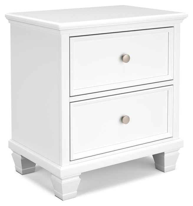 Fortman King Panel Storage Bed with Mirrored Dresser and Nightstand