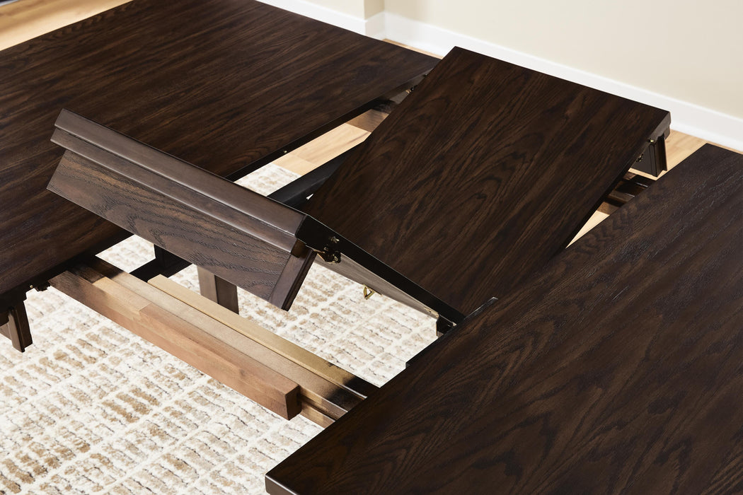 Haddigan Counter Height Dining Table and 4 Barstools