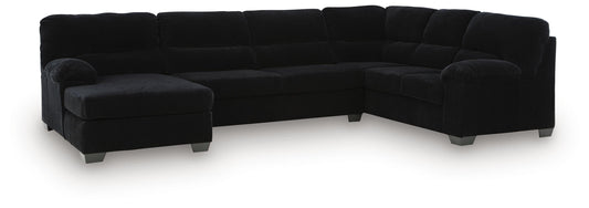 SimpleJoy 3-Piece Sectional with Chaise