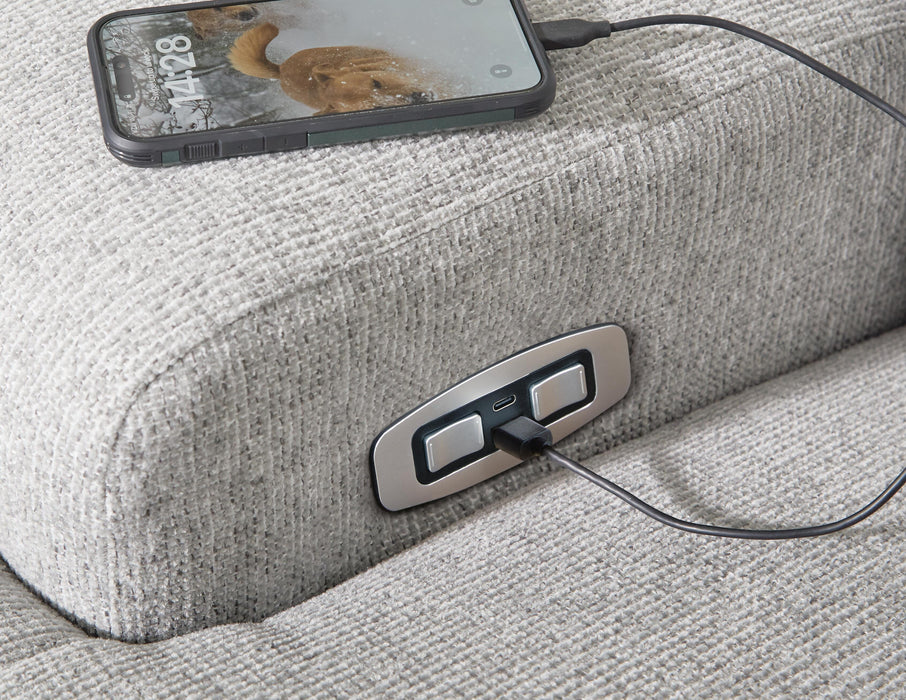 Acklen Place 5-Piece Power Reclining Sectional with Storage Console