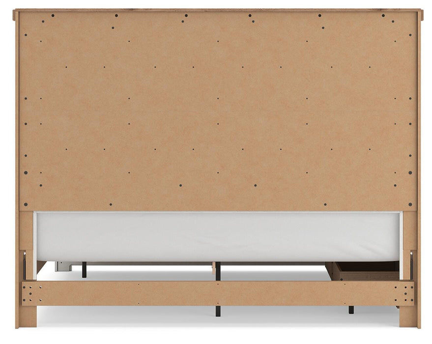 Savonport King Panel Storage Bed, Dresser and Mirror