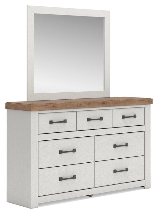Savonport King Panel Bed, Dresser and Mirror