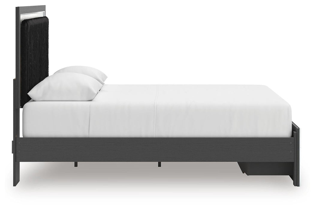 Zuraleus Queen Upholstered Panel Storage Bed