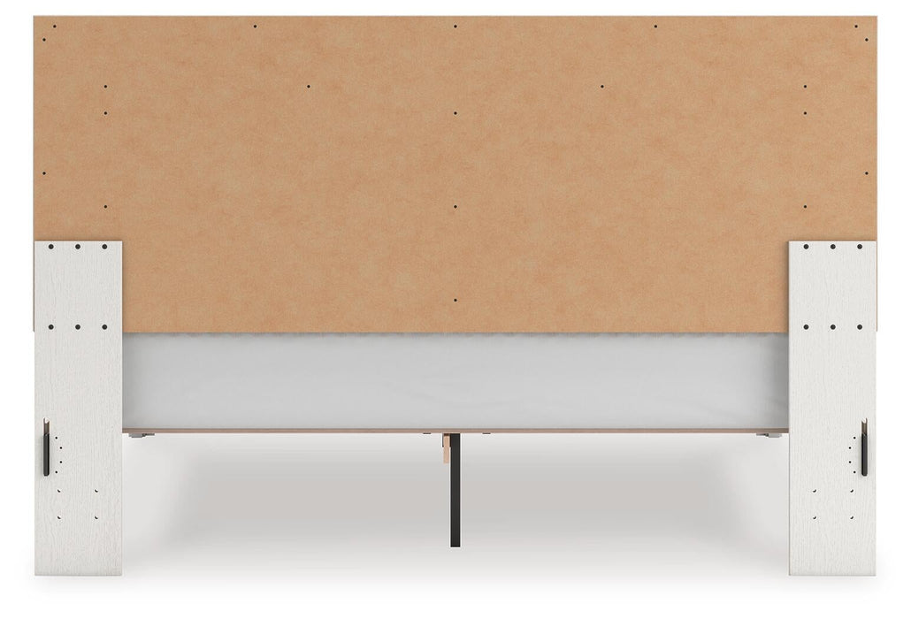 Zuraleus King Upholstered Panel Platform Bed