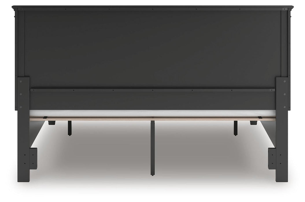 Lanolee King Panel Storage Bed