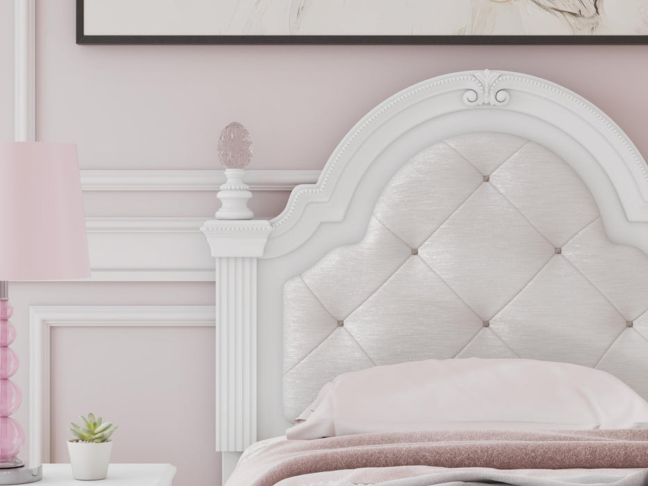 Kozlani Twin Upholstered Panel Storage Bed