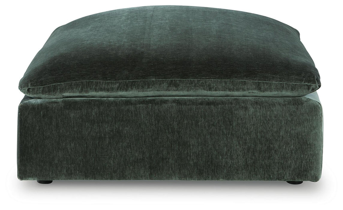 Carriage View Oversized Accent Ottoman