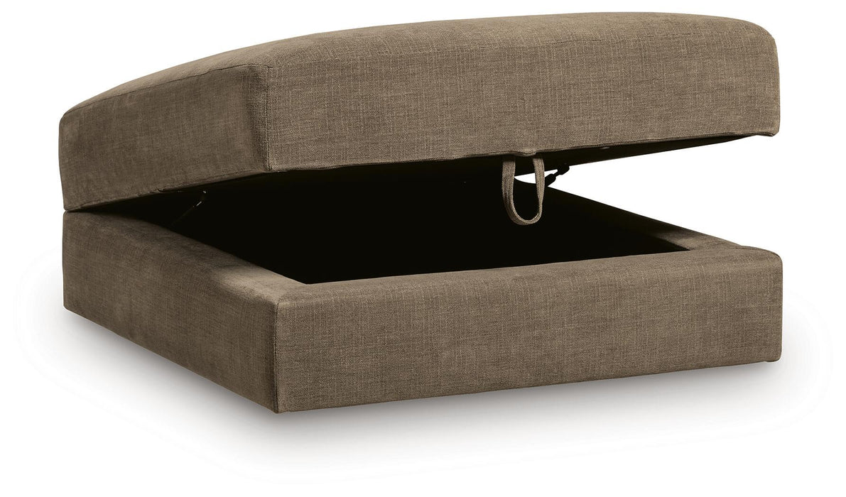 Camellia-Court Ottoman With Storage