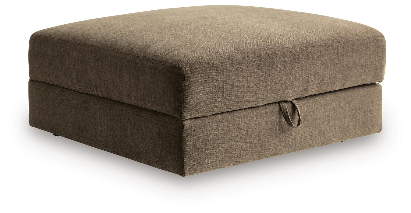 Camellia-Court Ottoman With Storage