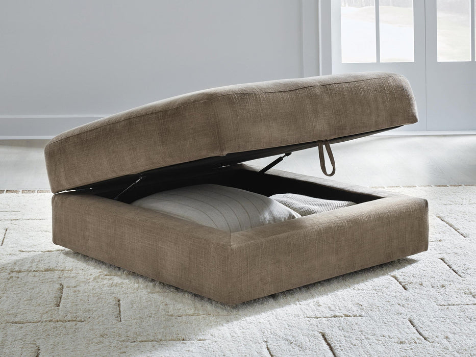 Camellia-Court Ottoman With Storage