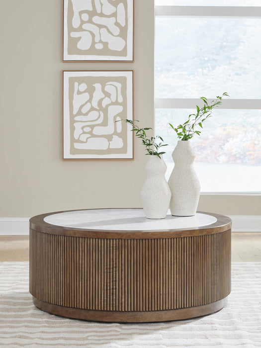 Hadonna Round Cocktail Table
