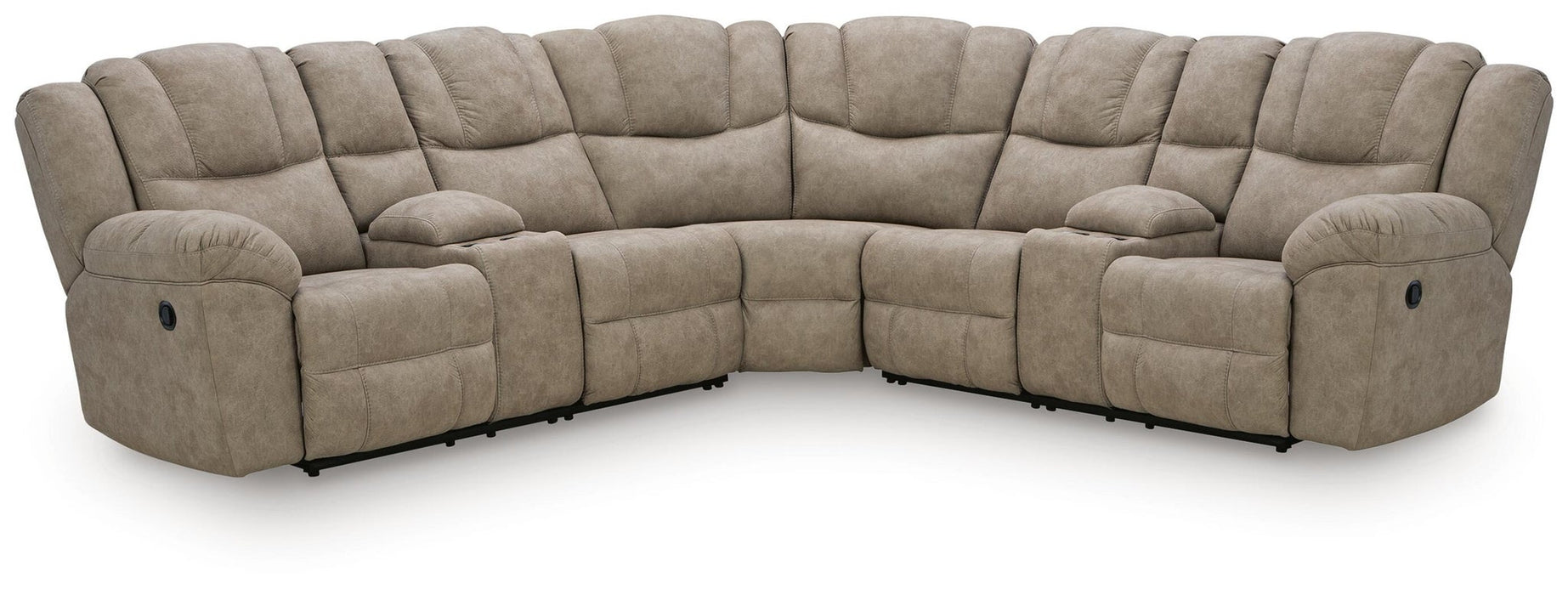Pearce-Pike 3-Piece Reclining Sectional with Double Console