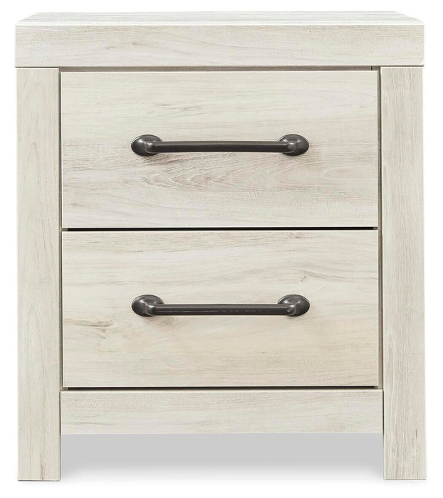 Cambeck Twin Panel Bed with 4 Storage Drawers with Mirrored Dresser, Chest and Nightstand