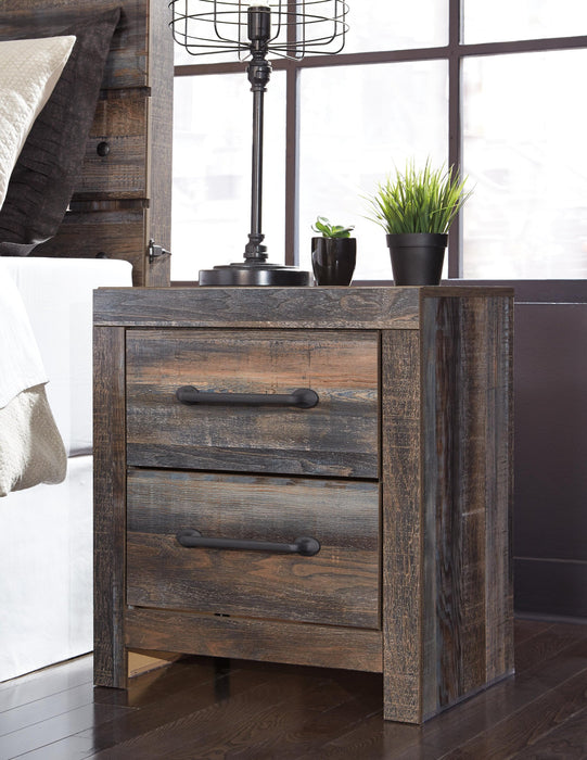 Drystan King Panel Bed, Dresser, Mirror, Chest and Nightstand