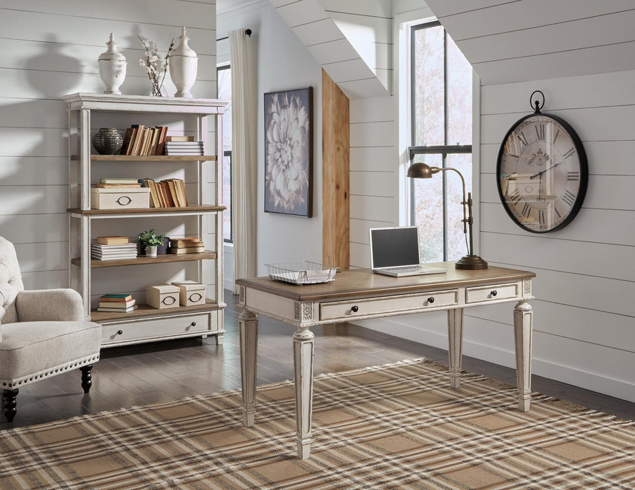 Realyn Home Office Desk and Storage