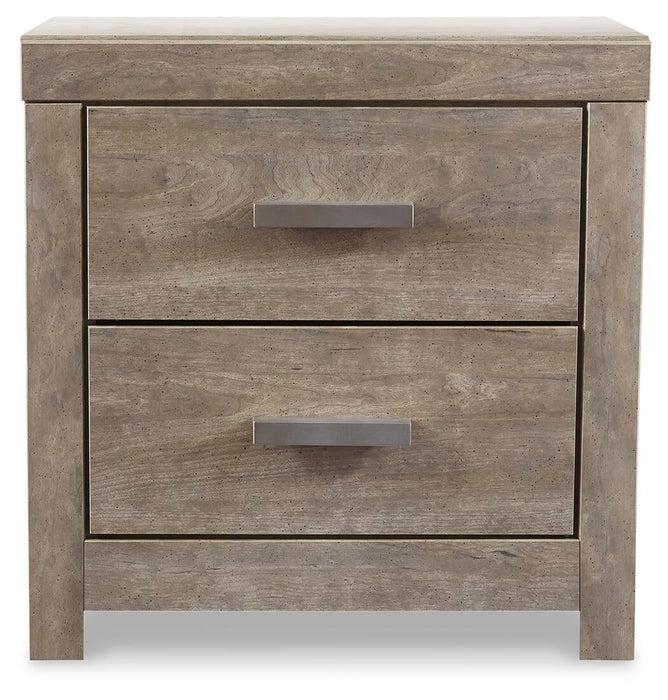 Culverbach Queen Panel Bed with Mirrored Dresser, Chest and Nightstand