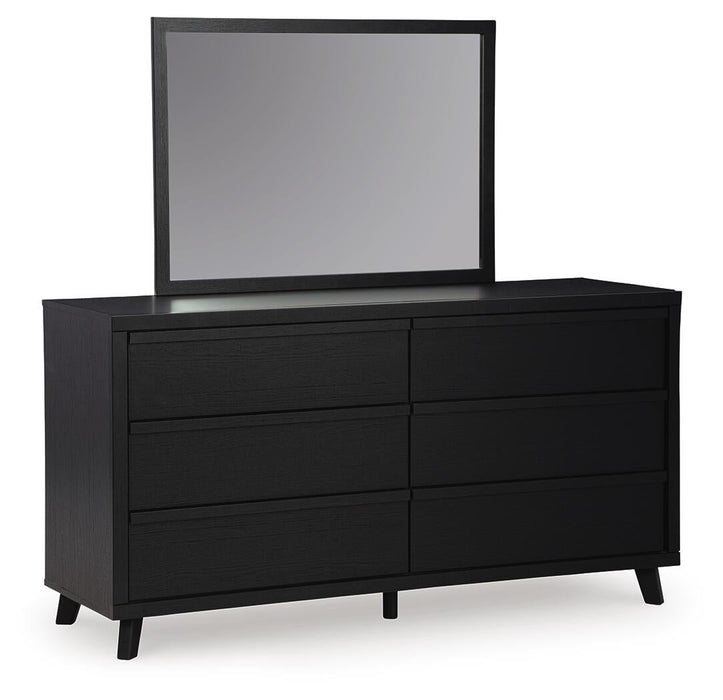 Danziar King Panel Headboard, Dresser and Mirror