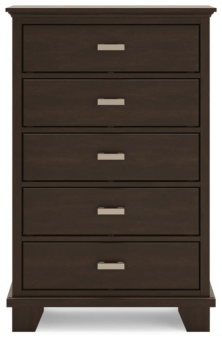 Covetown Full Panel Bed, Dresser, Mirror, Chest and Nightstand