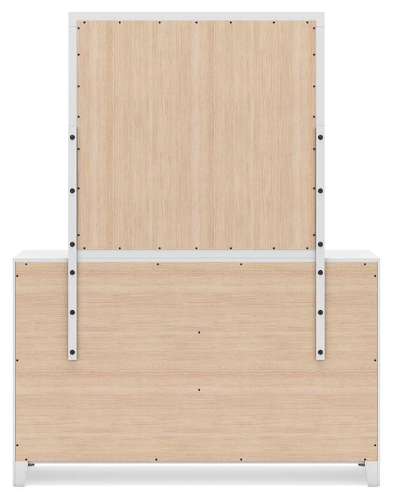 Binterglen California King Panel Bed, Dresser, Mirror, Chest and Nightstand