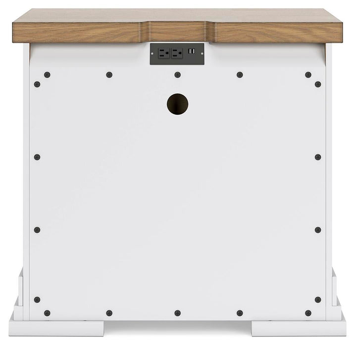 Ashbryn California King Panel Storage Bed, Dresser, Mirror, Chest and Nightstand