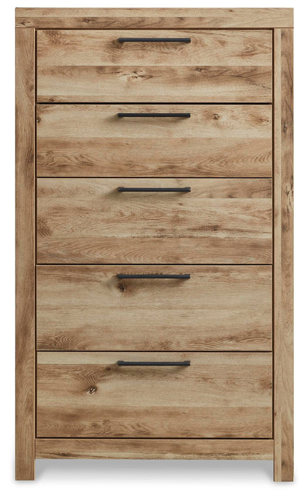 Hyanna Queen Panel Headboard, Dresser, Mirror, Chest and Nightstand