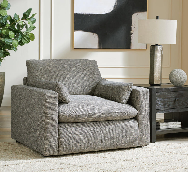 Dramatic Chair and Ottoman