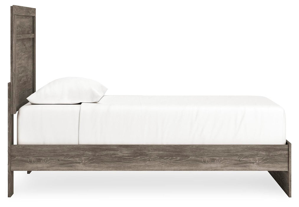 Ralinksi Twin Panel Bed with Mirrored Dresser