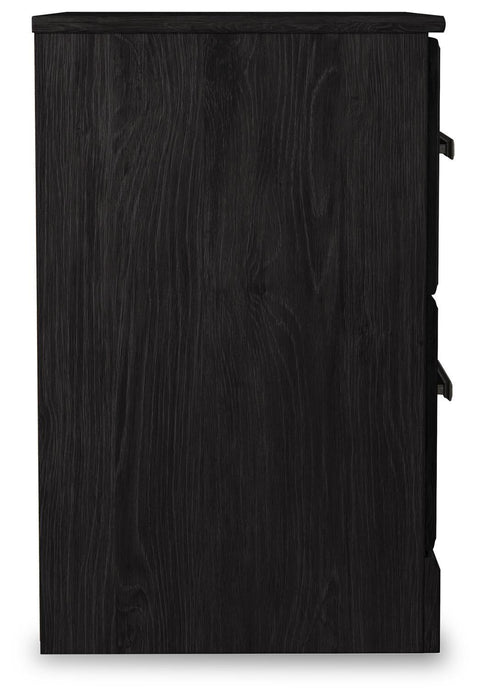 Belachime Queen Panel Bed with Mirrored Dresser, Chest and Nightstand