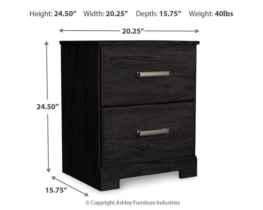 Belachime Queen Panel Bed with Mirrored Dresser and Nightstand