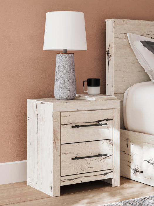 Lawroy King Panel Bed, Dresser, Mirror and Nightstand