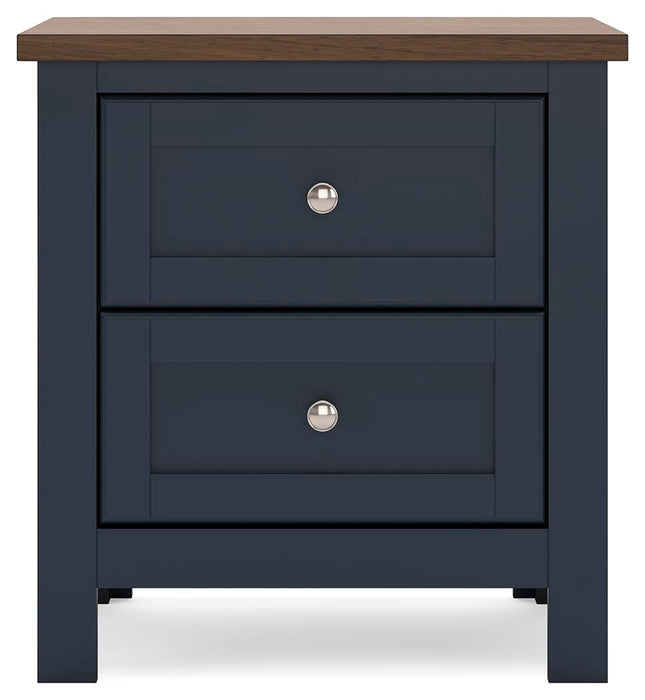 Landocken Queen Panel Bed, Dresser, Mirror and Nightstand