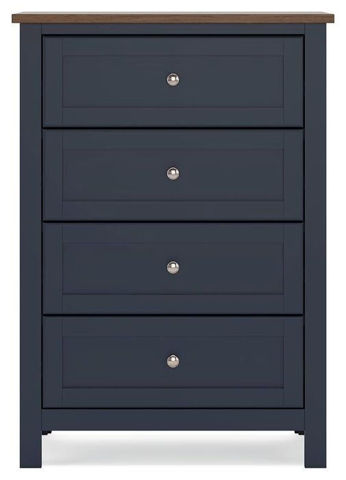 Landocken Full Panel Headboard, Dresser, Mirror, Chest and Nightstand
