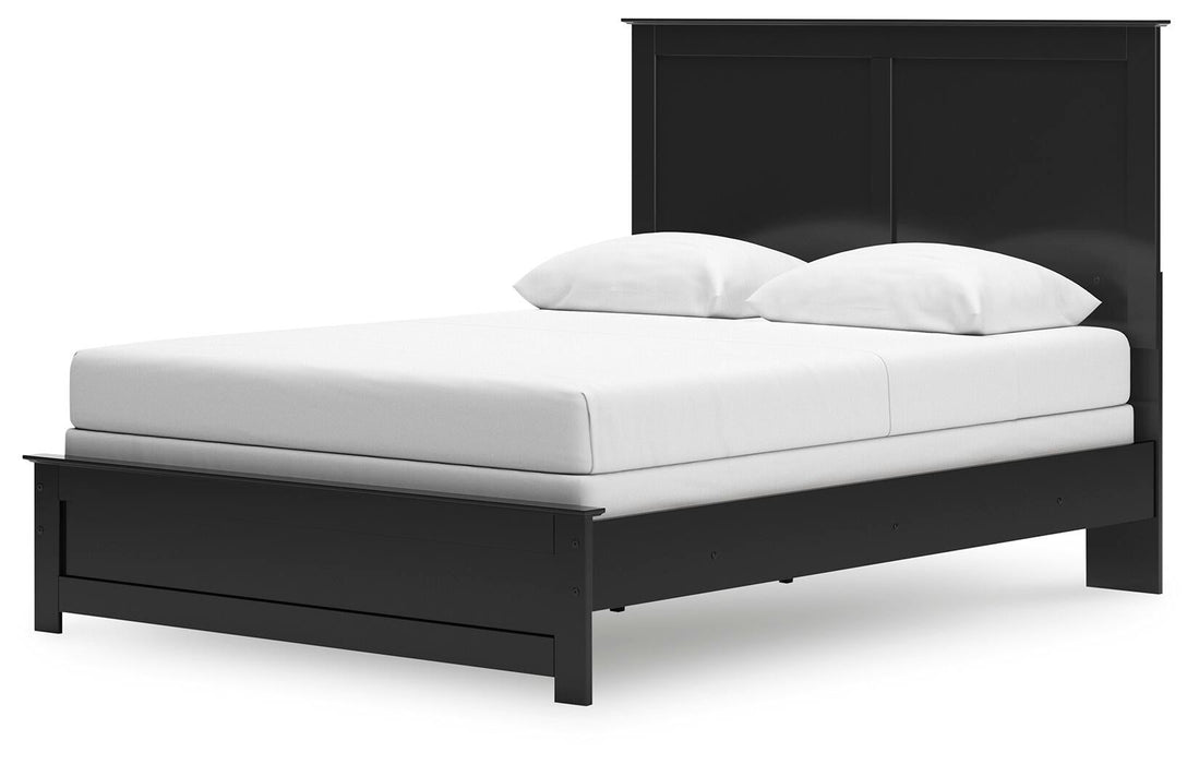 Maribel Queen Panel Bed, Dresser, Mirror and Nightstand