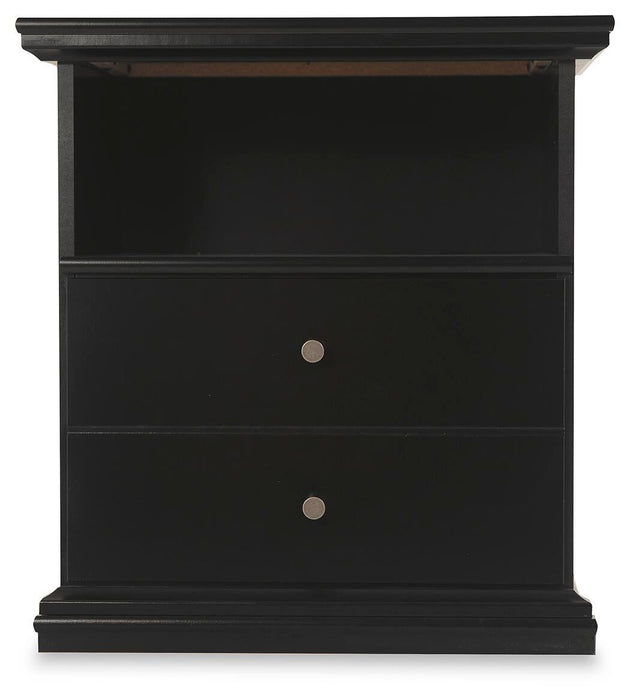 Maribel Queen Panel Bed, Dresser, Mirror and Nightstand