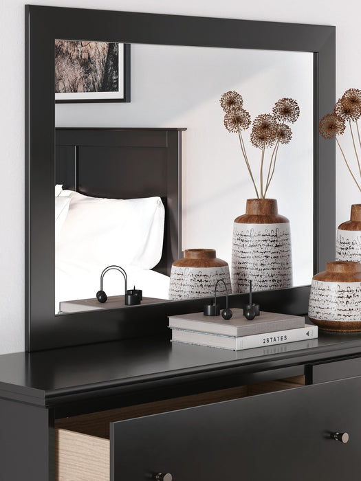Maribel Queen Panel Bed, Dresser, Mirror and Nightstand