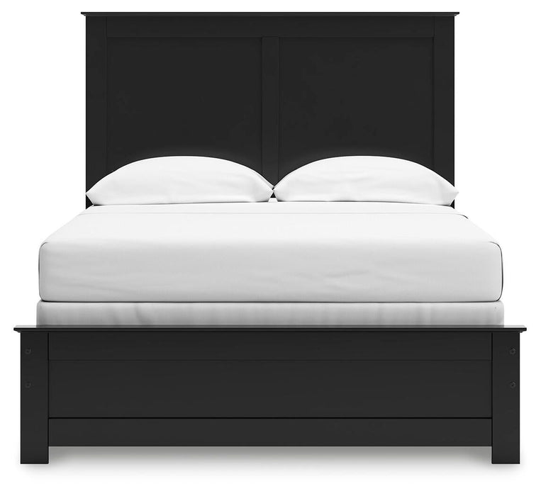 Maribel Full Panel Bed, Dresser and Mirror