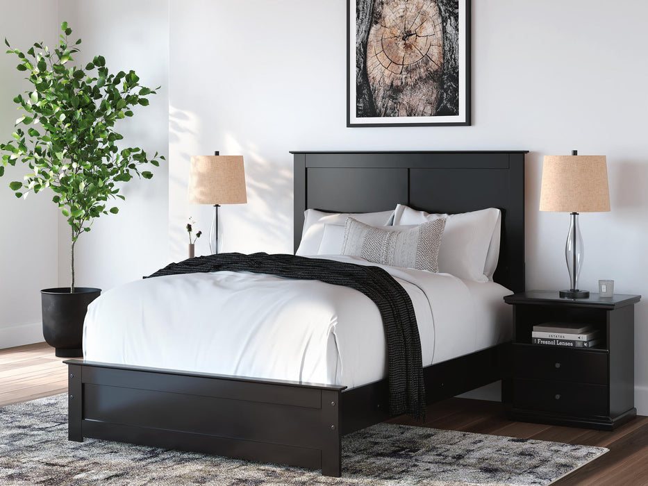 Maribel Full Panel Bed, Dresser and Mirror