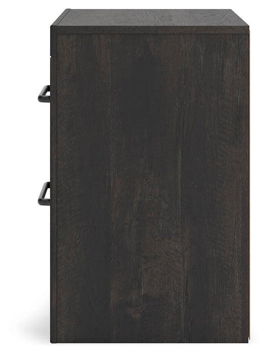 Delmorta Twin Panel Bed, Dresser, Mirror and Nightstand