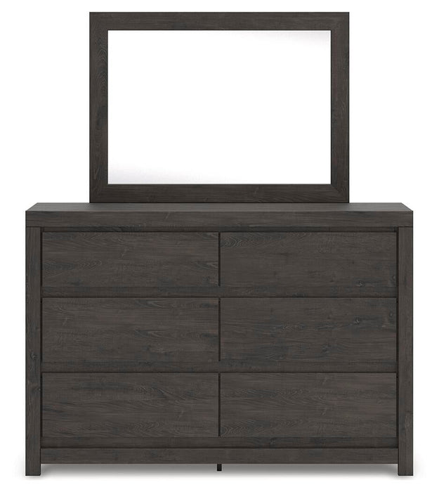 Parlayon Queen Panel Bed, Dresser, Mirror and Nightstand