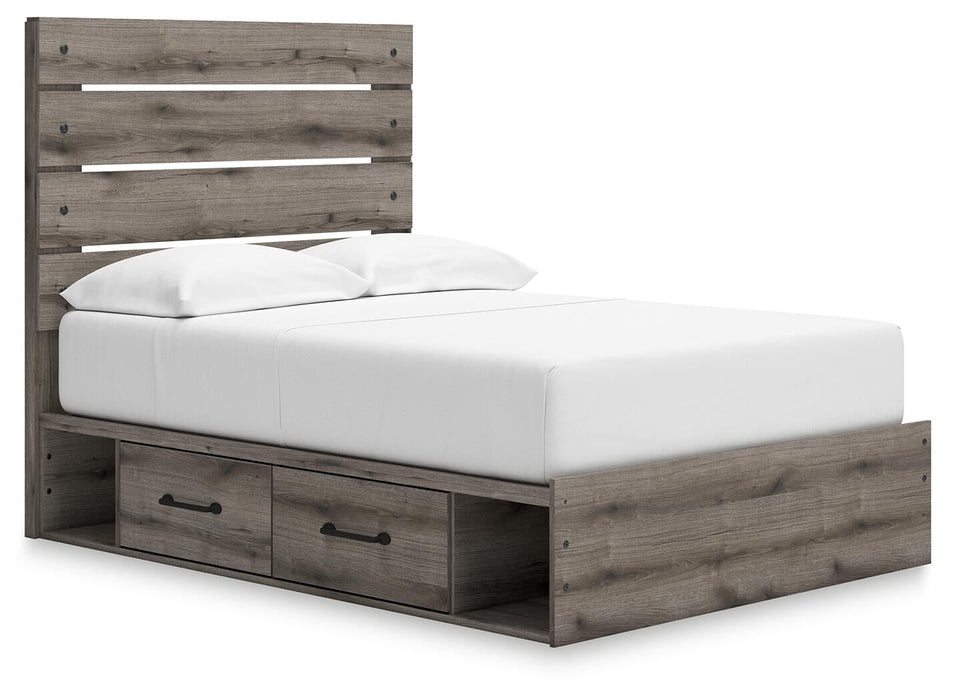 Urbanoore Full Panel Storage Bed, Dresser and Mirror