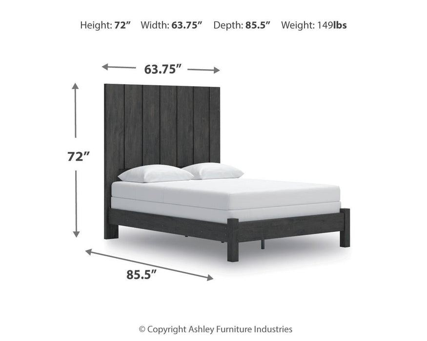 Parlayon Queen Panel Bed, Dresser and Mirror