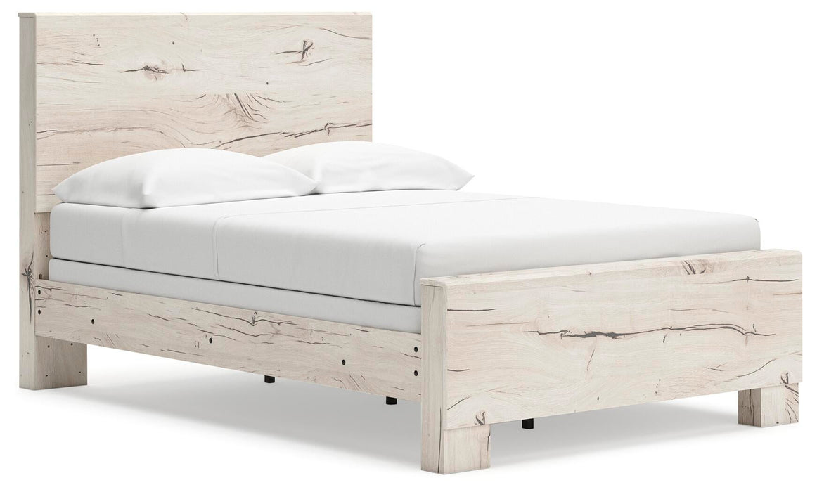 Lawroy Full Panel Bed, Dresser, Mirror and Nightstand