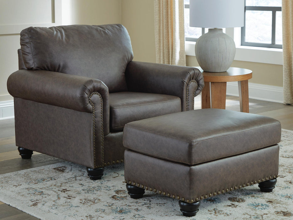 Roxmere Chair and Ottoman