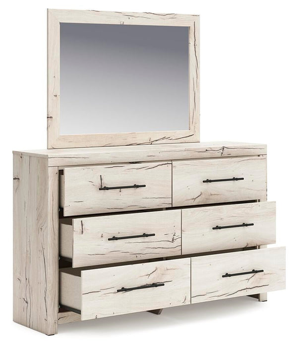 Lawroy Full Panel Headboard, Dresser and Mirror