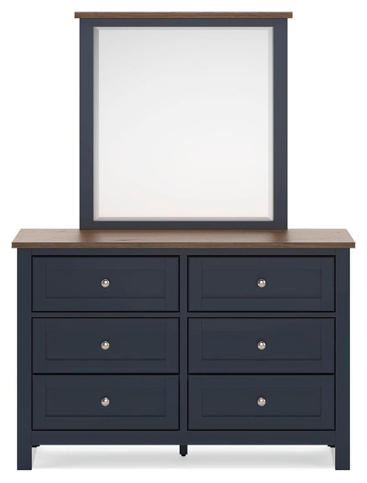 Landocken Queen Panel Headboard, Dresser and Mirror