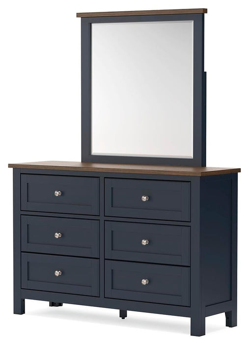 Landocken Queen Panel Headboard, Dresser and Mirror