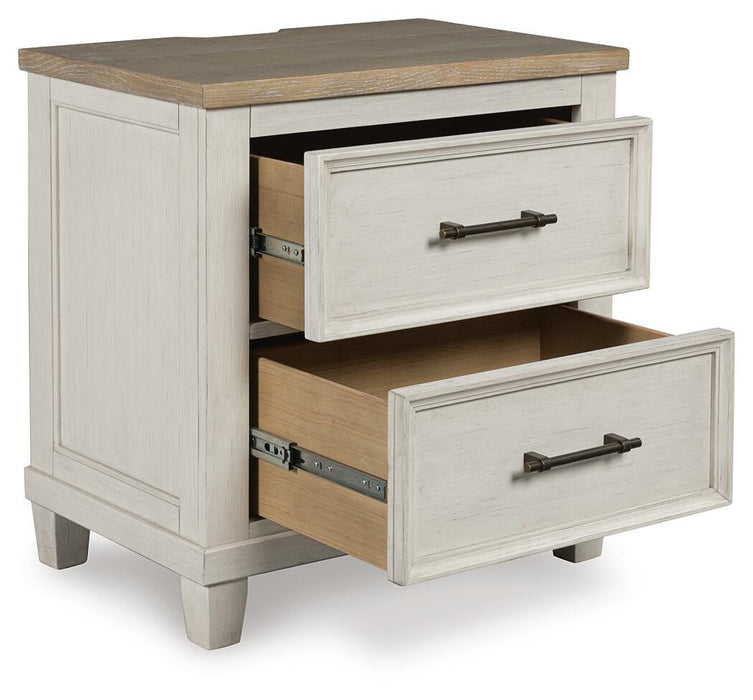 Shaybrock Queen Panel Bed, Dresser, Mirror, Chest and Nightstand