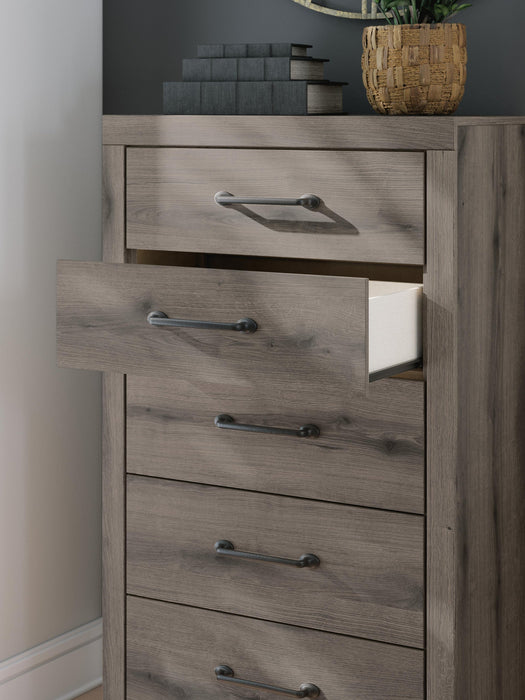 Urbanoore Full Panel Storage Bed, Dresser, Mirror, Chest and Nightstand
