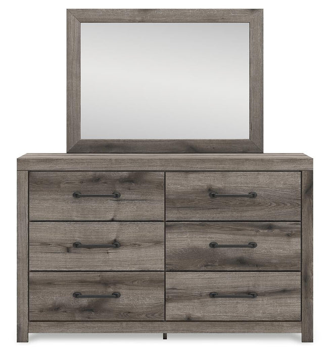 Urbanoore King Panel Bed, Dresser and Mirror