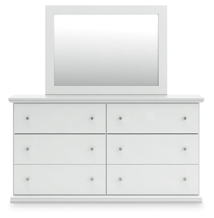Bostwick Shoals Twin Panel Bed, Dresser and Mirror